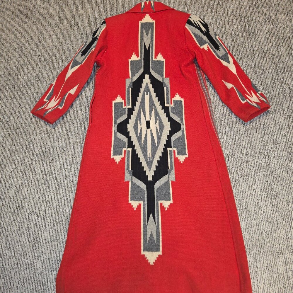 Vintage Chimayo Ortega's Weaving Long Coat - Picture 3 of 16